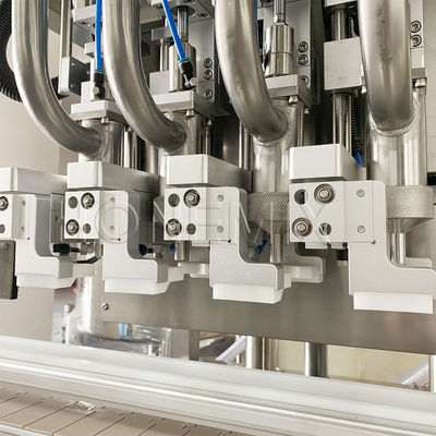 چهار سر کرم پر کردن ماشین ردیابی Servo پیستون Capping Machine