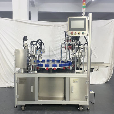 ماشین آلات پر کردن مایع بطری عطر روتاری کاملا اتوماتیک ساختار فشرده
