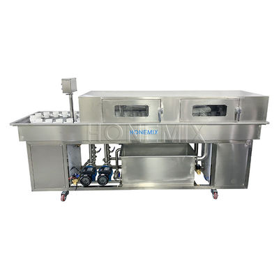 تجهیزات پشتیبان روتاری 1.25KW ماشین لباسشویی بطری دو خط