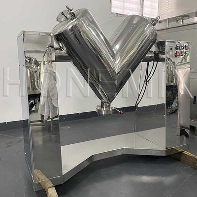 دستگاه مخلوط کننده پودر خشک شکل V SUS316L مخلوط کننده پودر پروتئین CE