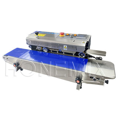 ماشین بسته بندی فلمی پلاستیکی افقی 600W گرمایش الکتریکی بسته بندی کیسه پلاستیکی