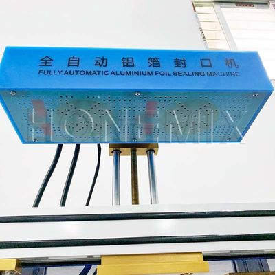 دستگاه بسته بندی نیمه اتوماتیک 3KW مهر و موم ورق آلومینیوم برای کف بطری