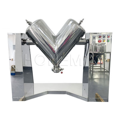 دستگاه مخلوط کننده پودر خشک شکل V SUS316L مخلوط کننده پودر پروتئین CE